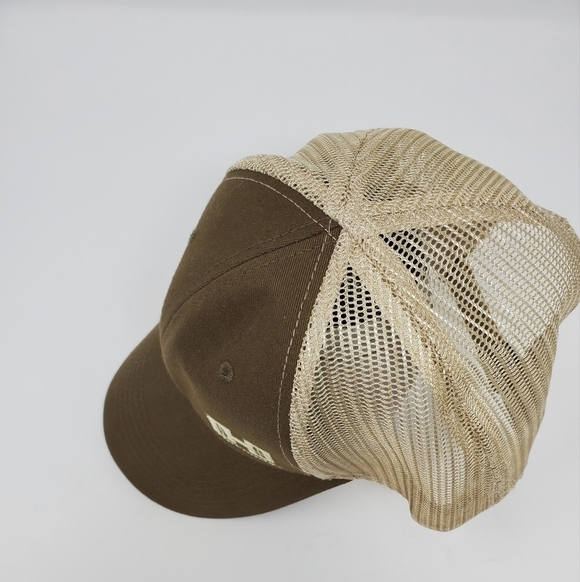 HORNADY BROWN TAN MESH TRUCKER CAP BASEBALL HAT MEN UNISEX OS BULLETS CARTRIDGES - Picture 3 of 12